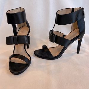 BCBG Satin Bow Heels